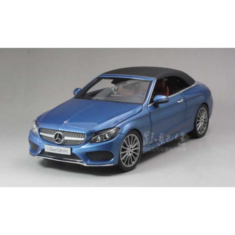 1/18 Dealer Edition Mercedes-Benz C-Class Coupe C-Klasse Cabriolet (Blue) Diecast Model