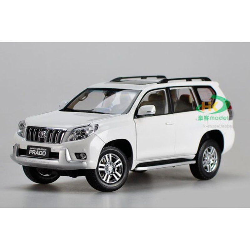 1/18 Dealer Edition Toyota Prado (White) Diecast Car Model