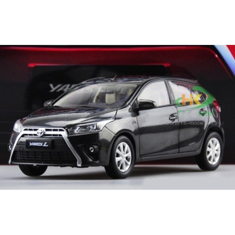 1/18 Dealer Edition Toyota Yaris L / Vios (Black) Diecast Car Model