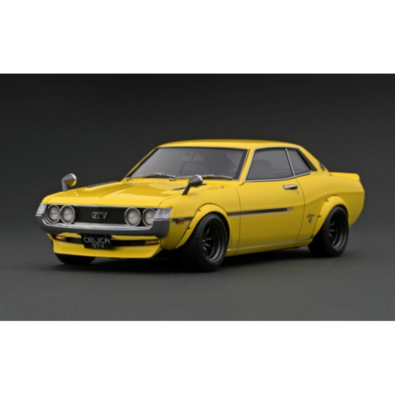 1/18 Ignition Model Toyota Celica 1600GTV (TA22) Yellow Resin Car Model