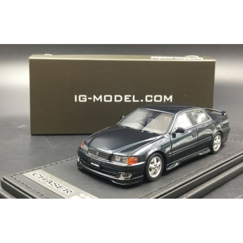 1/43 IG Ignition Model Toyota Chaser Tourer V (JZX100) (Dark Green) Car Model IG1233