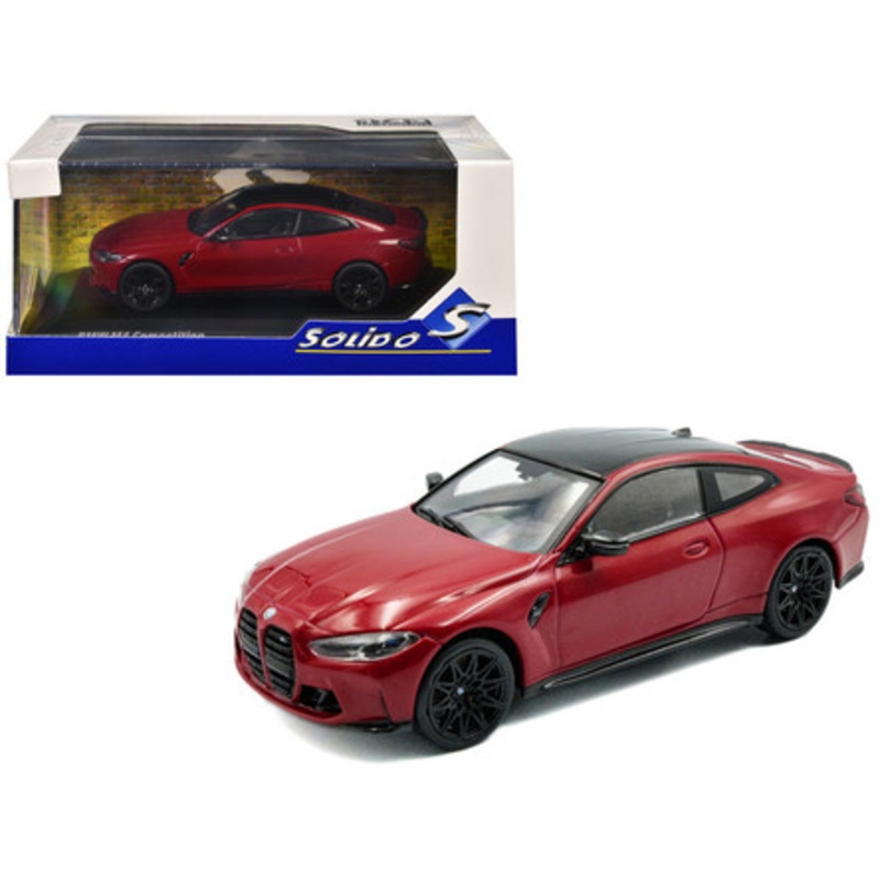 1/43 Solido 2023 BMW M4 G82 Competition (Red) Diecast Car Model