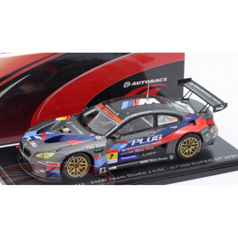 1/43 Spark 2020 Studie BMW M6 No.7 BMW Team Studie x CSL GT300 SUPER GT Seiji Ara - Tomohide Yamaguchi Car Model