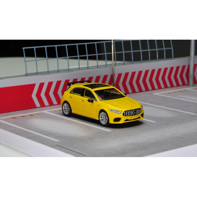 1/64 Kiloworks Mercedes Benz 2023 AMG A45 S Yellow