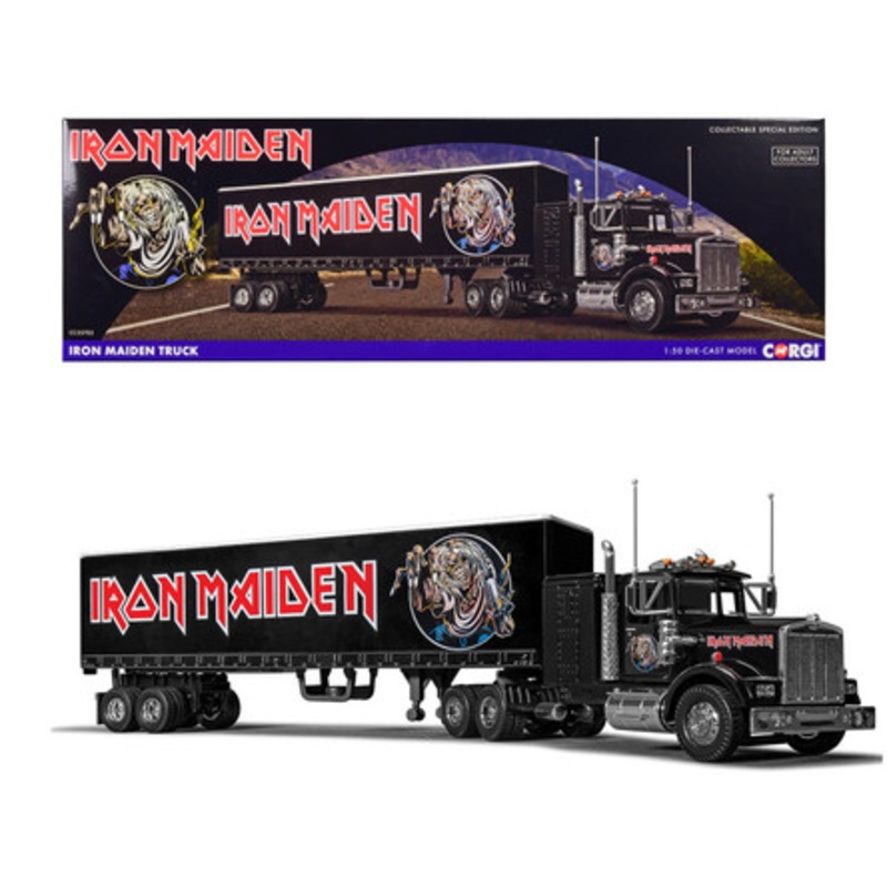"Iron Maiden" Transport Truck Black 1/50 Diecast Model by Corgi