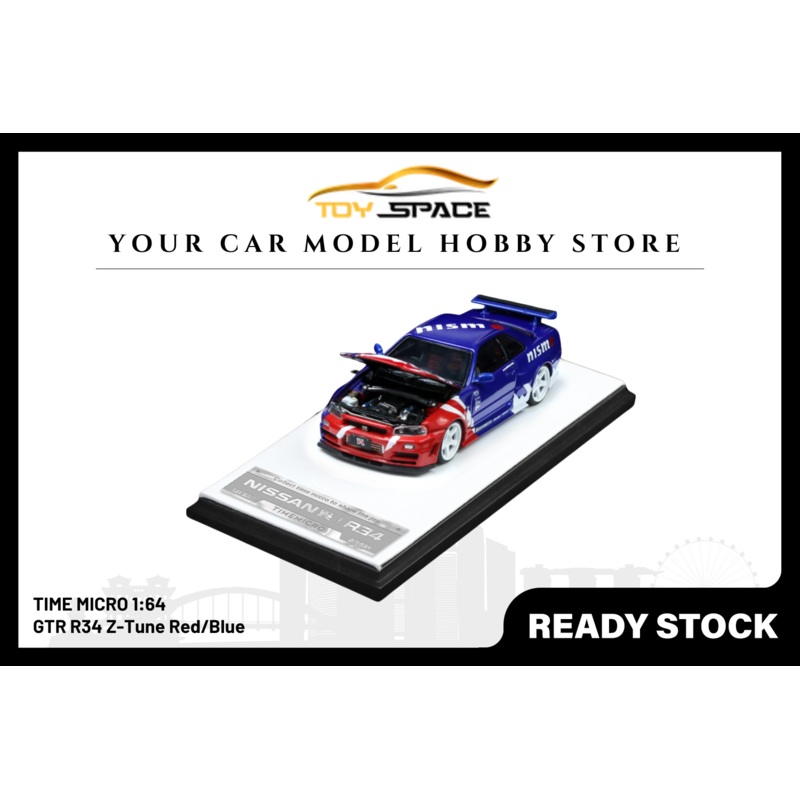 [TIME MICRO] 1:64 GTR R34 Z-Tune Red/Blue