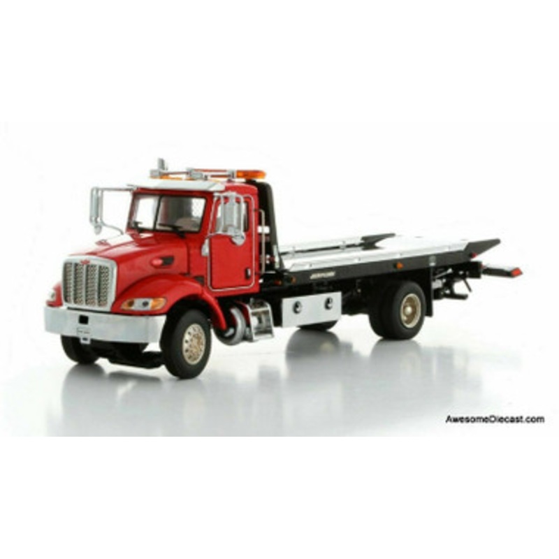 TWH 1:50 Jerr-Dan Steel Shark Rollback 5 Ton Carrier on Peterbilt 335 Chassis, Red