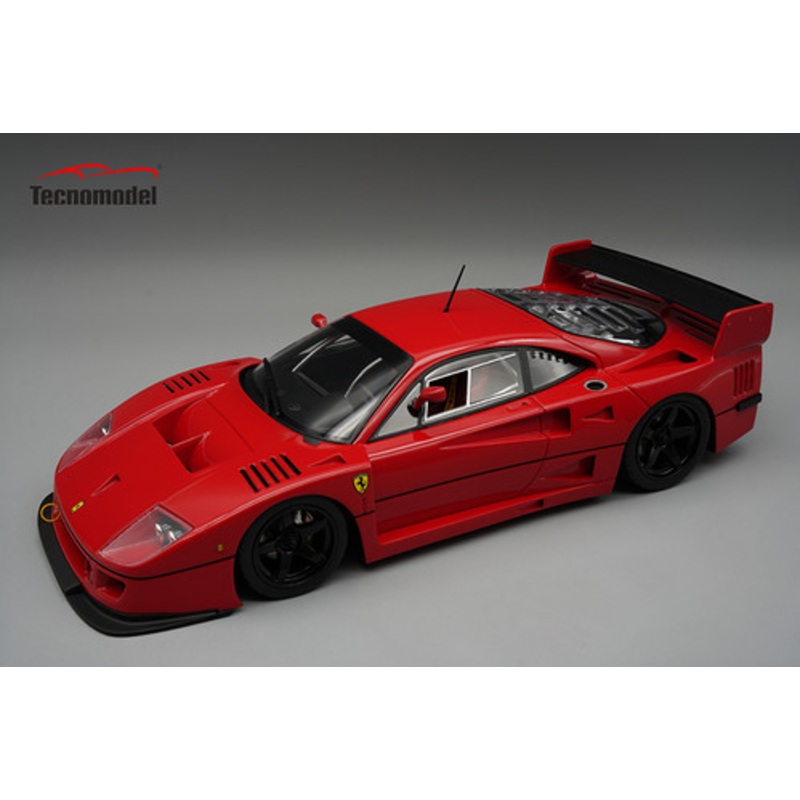 1/18 Tecnomodel 1996 Ferrari F40 LM 1996 Press Red with Black wheels Limited Edition Car Model