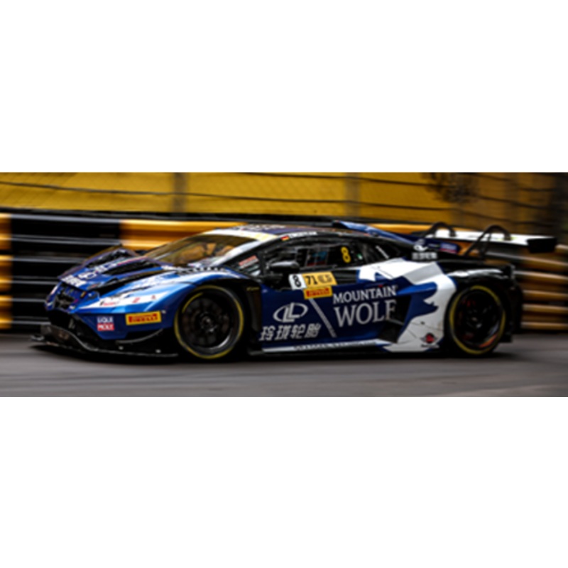 1/43 Spark Lamborghini Huracn GT3 EVO2 No.8 LIQUI MOLY Team Engstler FIA GT World Cup Macau 2024 Luca Engstler Car Model