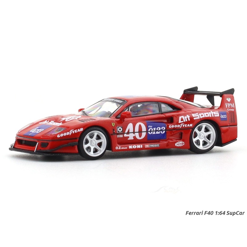 Ferrari F40 Art Sports 1:64 Supcar diecast scale model miniature car collectible