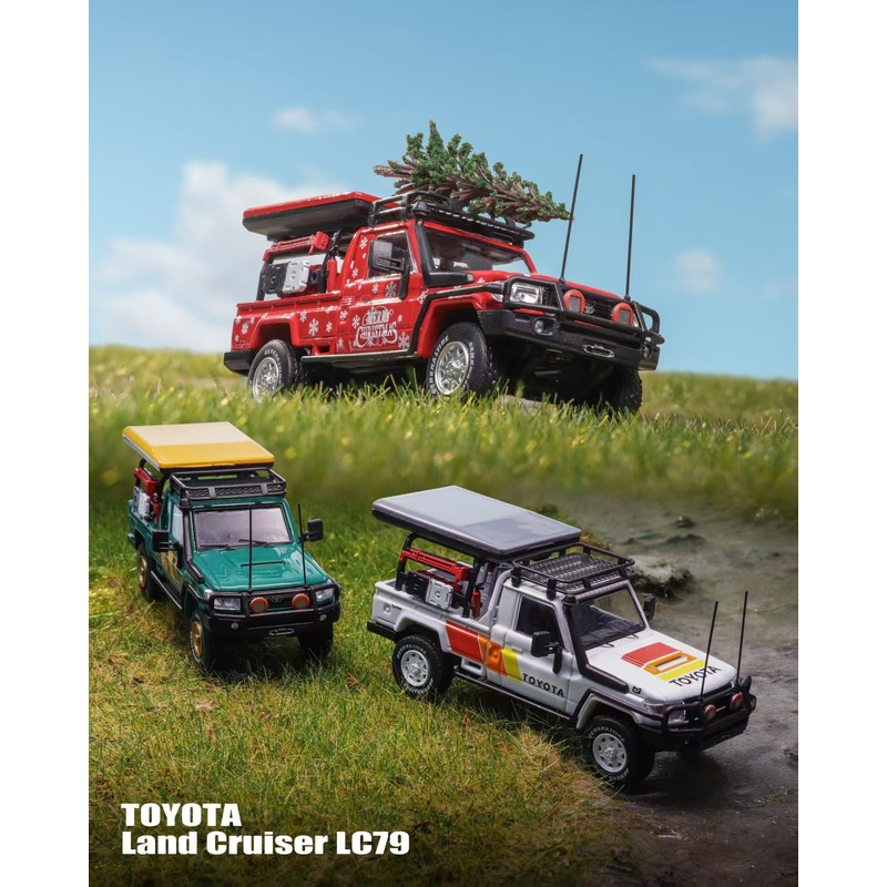[Preorder] Autobots Models 1:64 Toyota Land Cruiser J70 LC79 Single Cabin Pickup (3 Versions) White