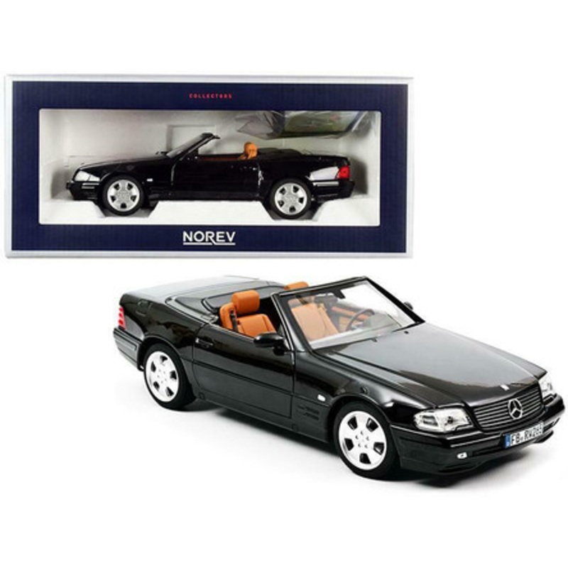 1/18 Norev 1999 Mercedes-Benz SL 500 (Black) Diecast Car Model