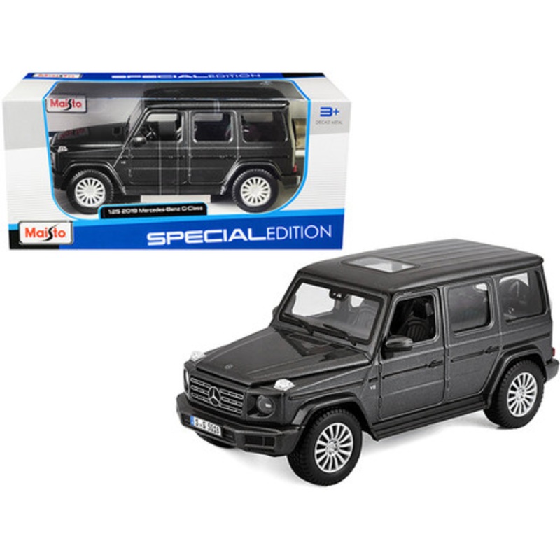 1/24 Maisto 2019 Mercedes Benz G-Class with Sunroof (Dark Gray Metallic) Diecast Car Model