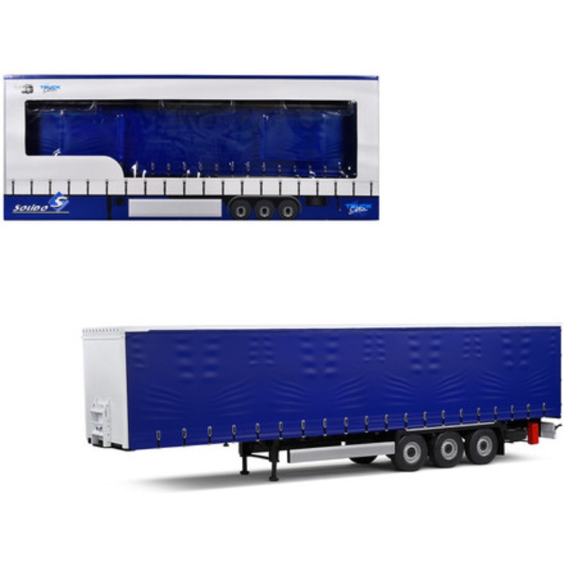 1/24 Solido 2021 Tarpaulin Trailer (Blue) Diecast Model