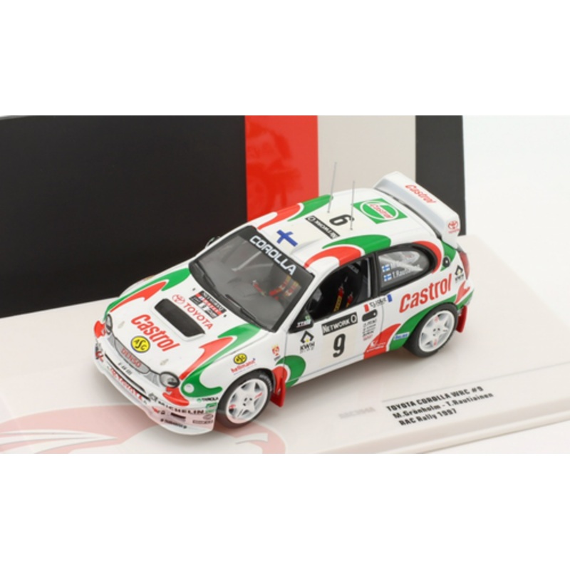 1/43 Ixo 1997 Toyota Corolla WRC #9 RAC RallyToyota Castrol Team Marcus Grnholm, Timo Rautiainen Car Model