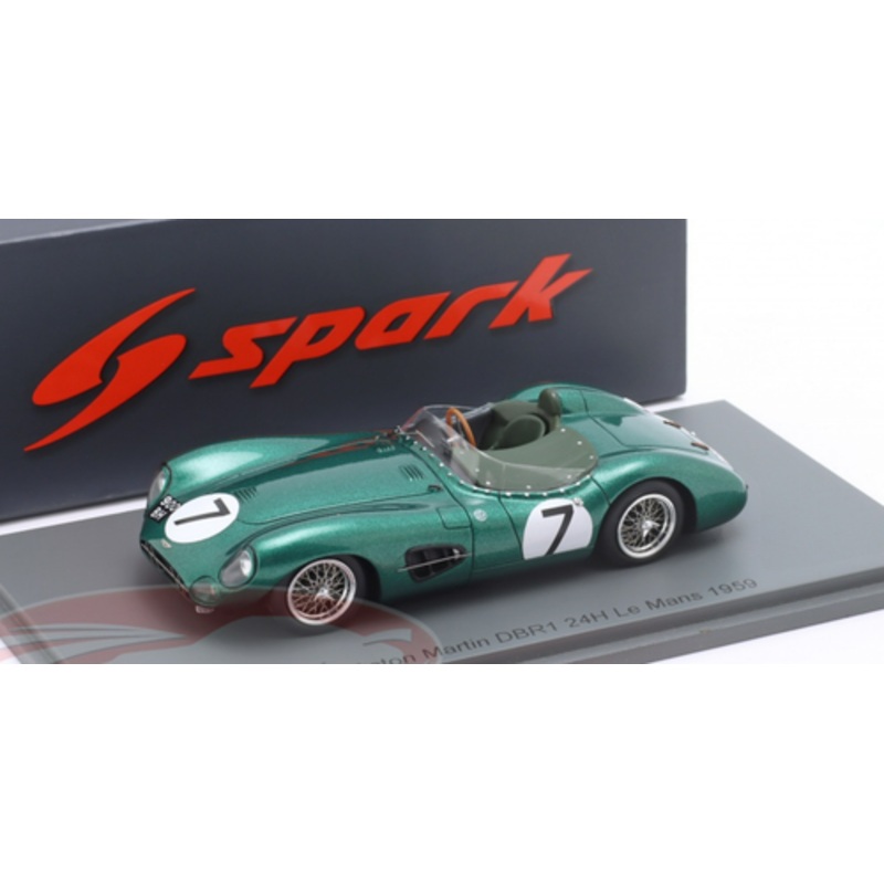 1/43 Spark 1959 Aston Martin DBR1 #7 24h LeMans A. G. Whitehead Graham Whitehead, Brian Naylor Car Model