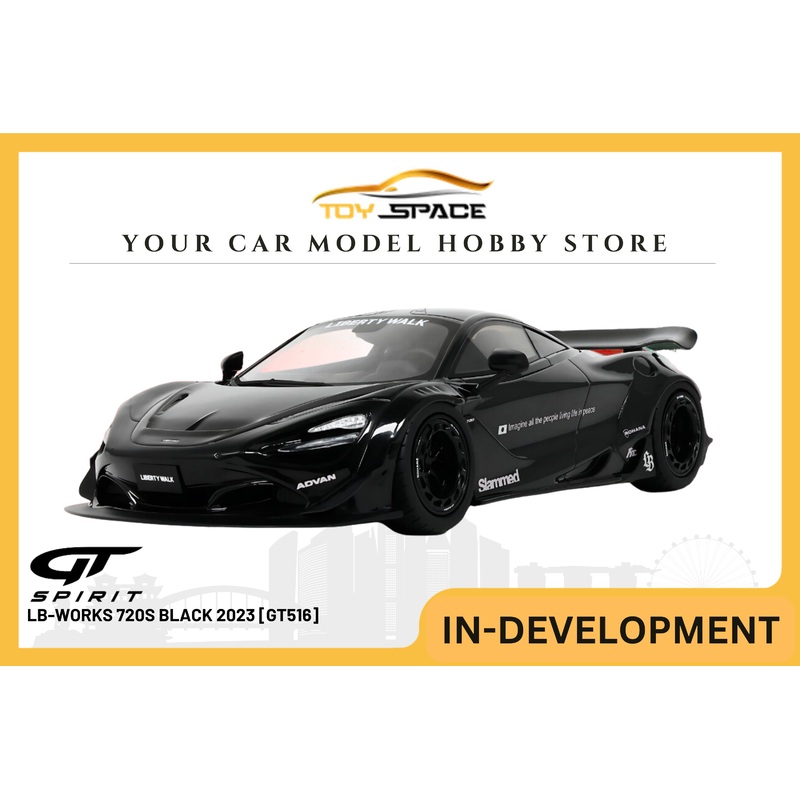 [GT SPIRIT] 1:18 LB-WORKS 720S Black 2023 [GT516]