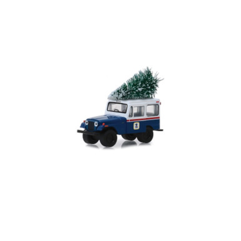 U.S. Postal Service Jeep & Christmas Tree 1:64 Scale Diecast Model Truck by Greenlight