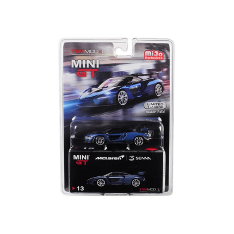 McLaren Senna Left-hand Drive (LHD) Victory Grey Limited Edition to 4800 pieces Worldwide 1/64 Diecast Model Car by True Scale Miniatures