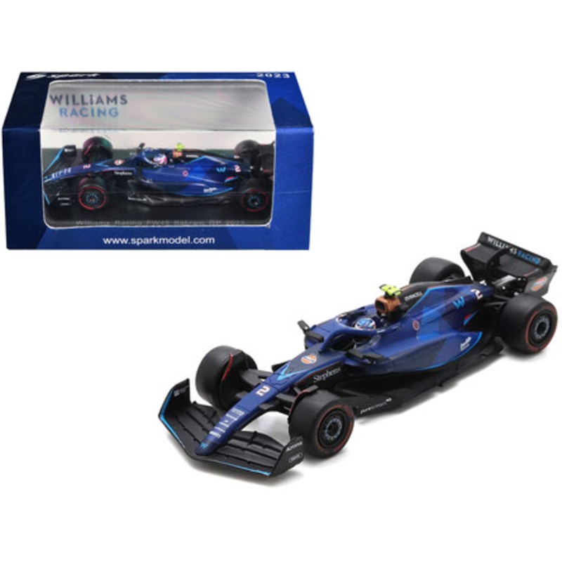 Williams Racing FW45 #2 Logan Sargeant "Formula One F1 Bahrain GP" (2023) 1/64 Diecast Model Car by Sparky