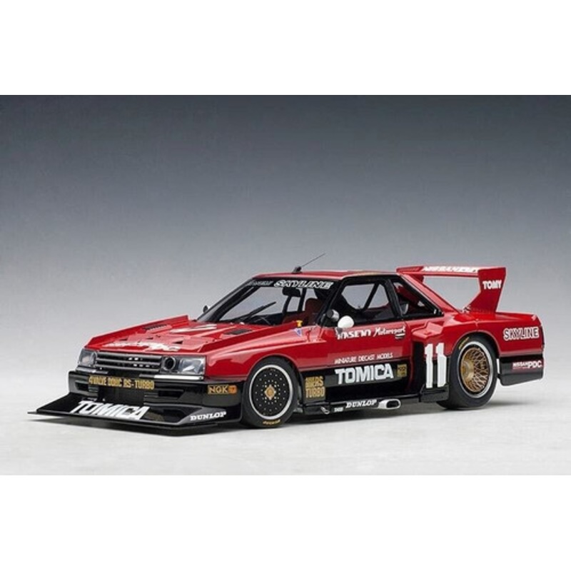 1/18 AUTOart 1982 Nissan Skyline RS Turbo Super #11 Silhouette (Red) Diecast Car Model
