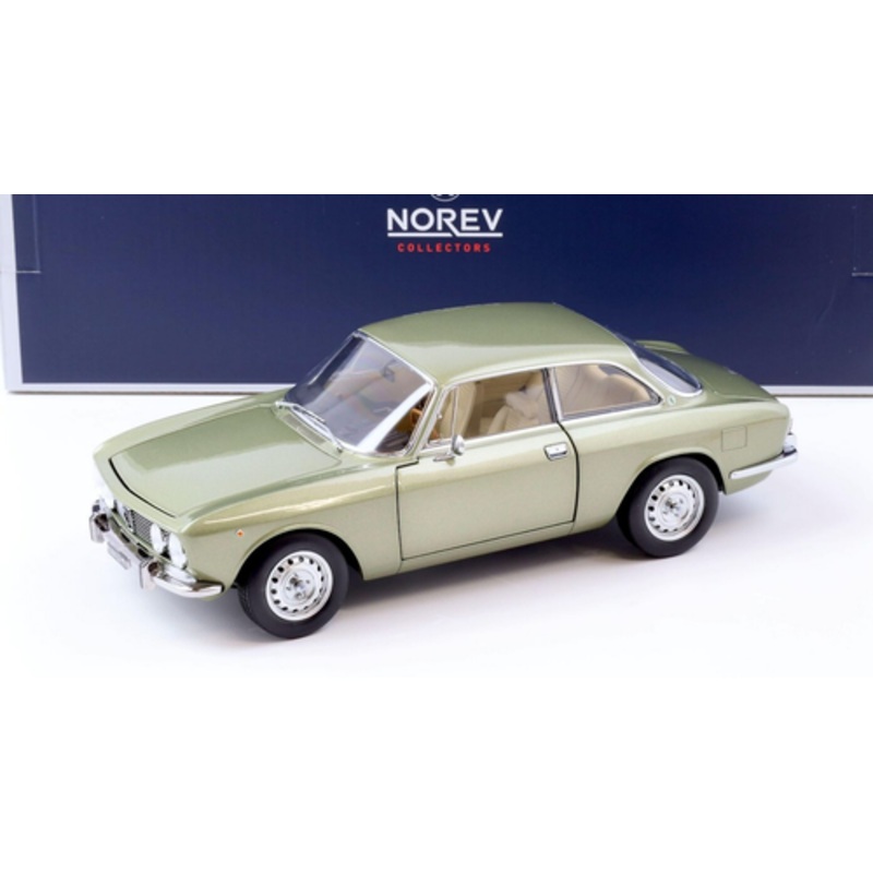 1/18 Norev 1973 Alfa Romeo 2000 GTV (Light Green Metallic) Diecast Car Model