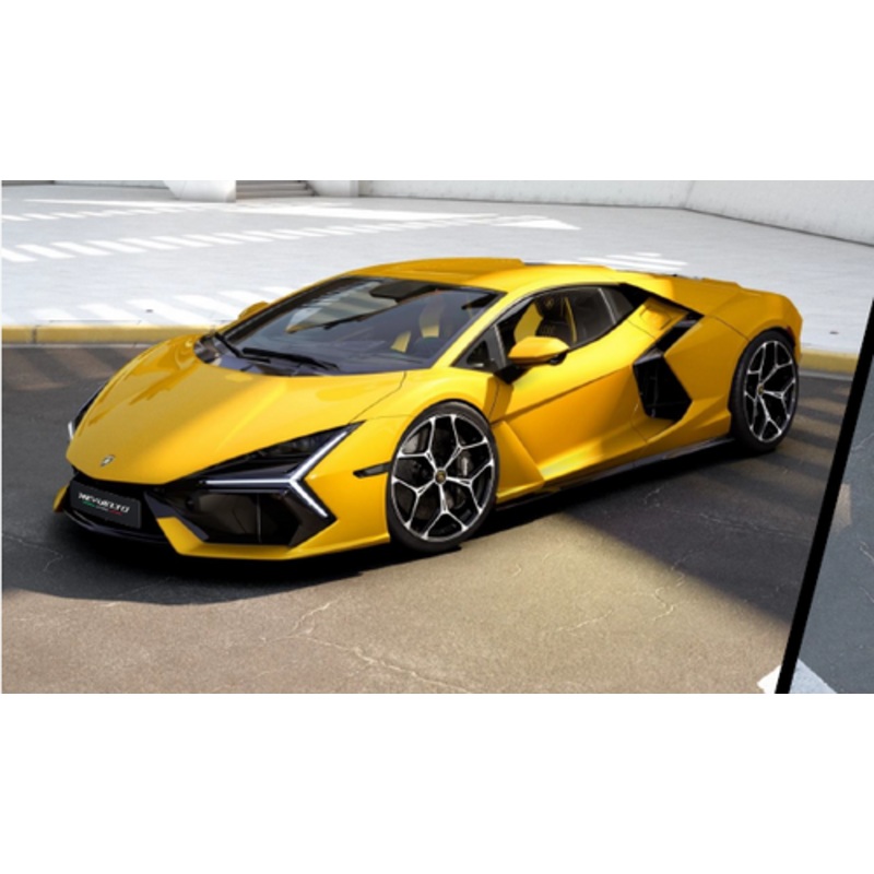 1/64 LCD Lamborghini Revuelto (Yellow) Diecast Car Model