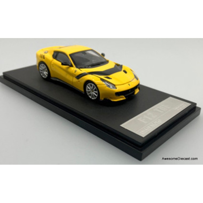 Little Toys 1:64 Ferrari F12 TDF, Metallic Yellow