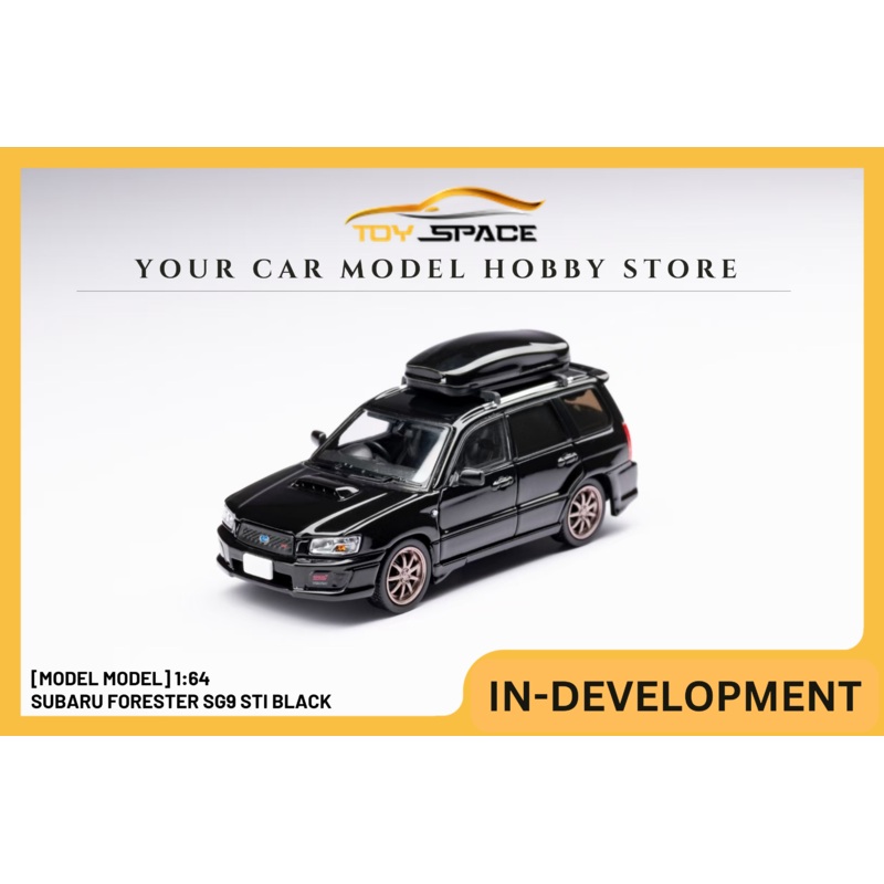 [MODEL MODEL] 1:64 Subaru Forester SG9 STI Black