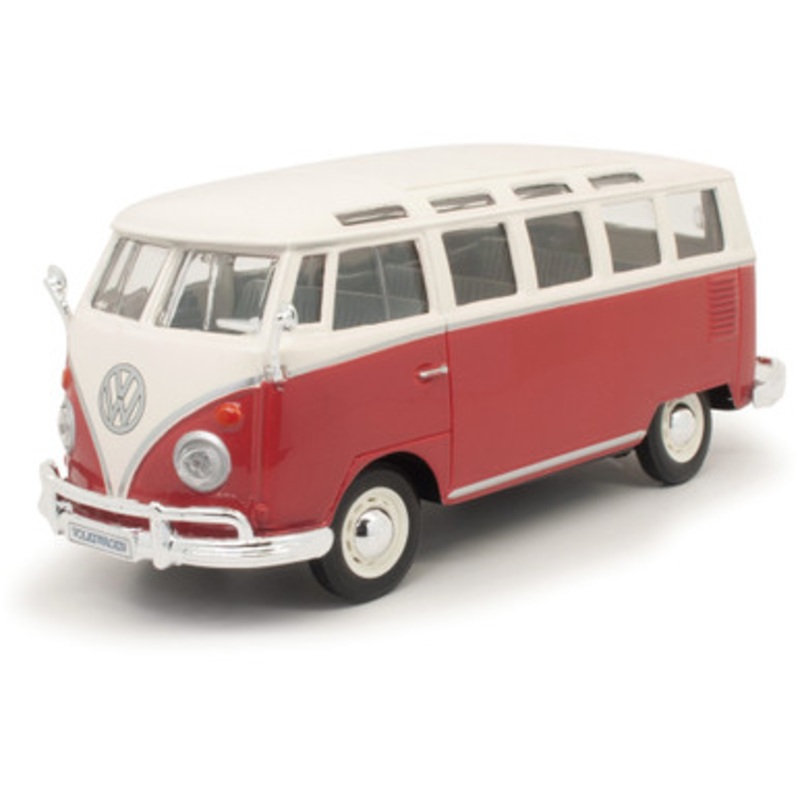 Volkswagen Samba Van 1:25 Scale Diecast Model Truck by Maisto