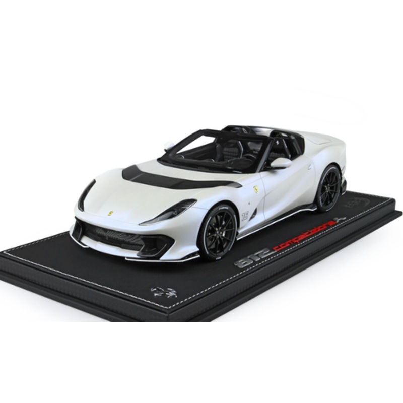1/18 BBR Ferrari 812 Competizione A (White Onda Marina Opaco) Car Model