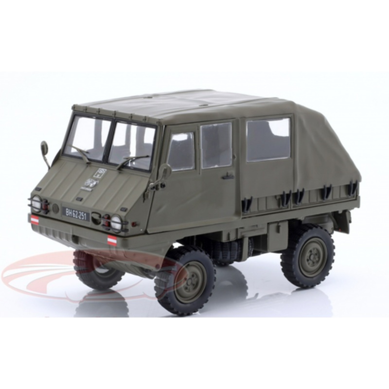 1/18 Schuco Steyr-Puch Haflinger Austrian Army (Olive Green) Car Model