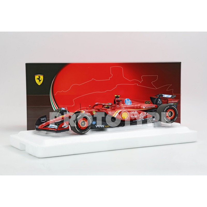 Ferrari - F1 SF-24 n55 (2024) 1:18 - Monza GP Polyfoam - Carlos Sainz - BBR