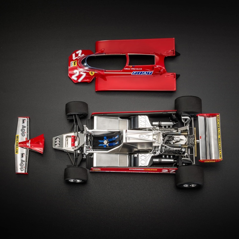 GPFTMV001B - Ferrari 126 CK n27 (1981) 1:18 - G. Villeneuve - Spanish GP - GP Replicas