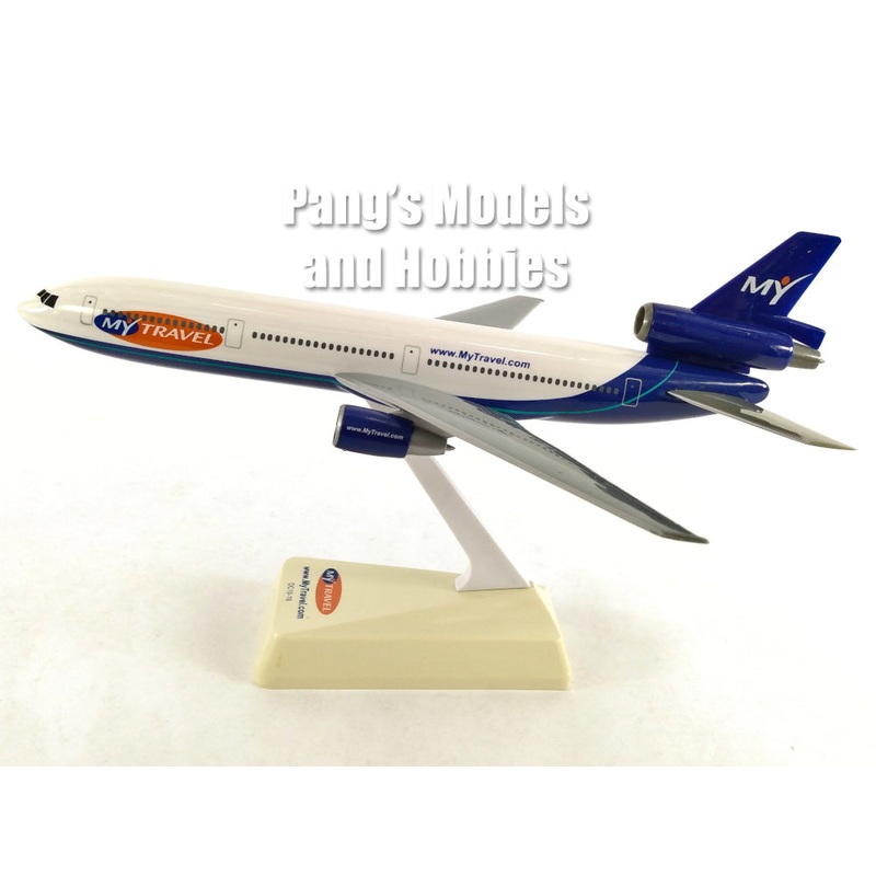 McDonnell Douglas DC-10 MyTravel Airways 1/250 Scale Plastic Model by Flight Miniatures