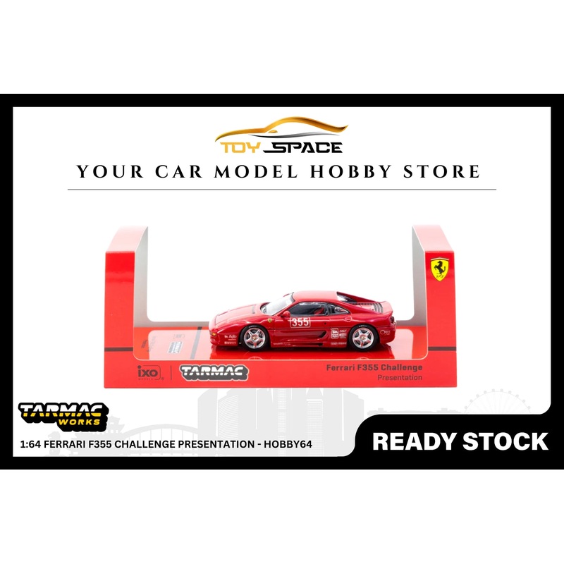 [TARMAC WORKS] 1:64 Ferrari F355 Challenge Presentation - HOBBY64