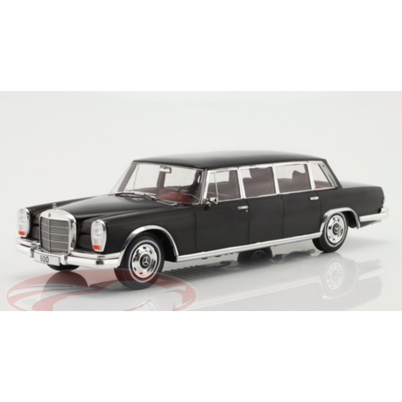 1/18 Modelcar Group 1969 Mercedes-Benz 600 Pullman LWB (W100) (Black) Car Model