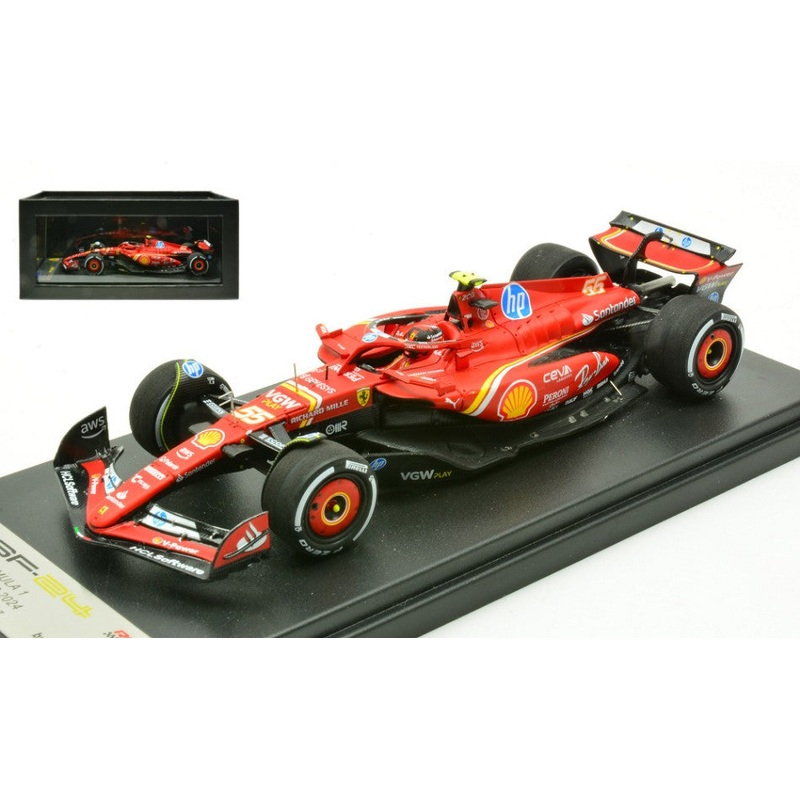 Ferrari - F1 SF-24 n55 (2024) 1:43 - Carlos Sainz - 3rd Monaco GP - Looksmart