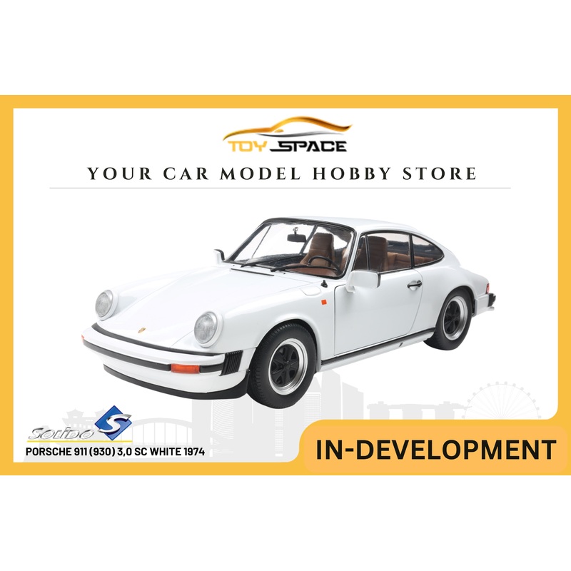 [SOLIDO] 1:18 Porsche 911 (930) 3,0 SC White 1974
