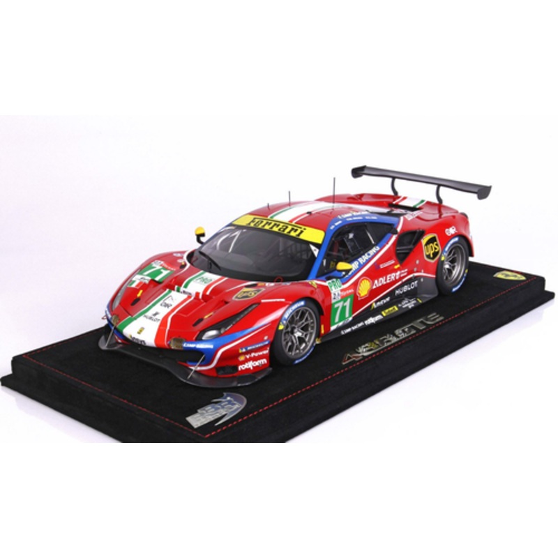 1/18 BBR Ferrari 488 GTE Evo #71 24h LeMans 2020 AF Corse Resin Car Model Limited
