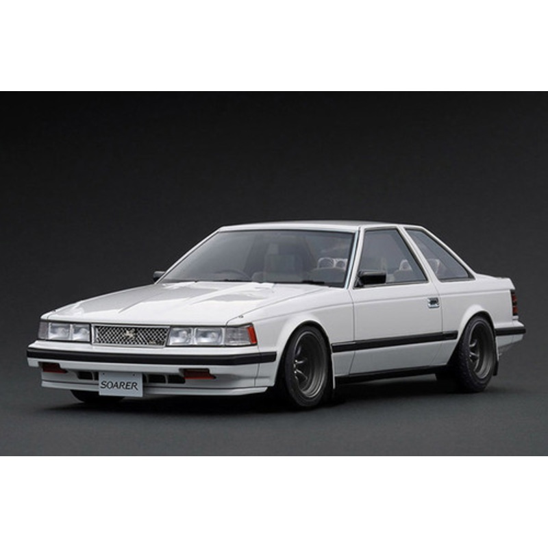 1/18 Ignition Model Toyota Soarer 2800GT Extra (Z10) White with 15-inch RS Watanabe wheels Car Model
