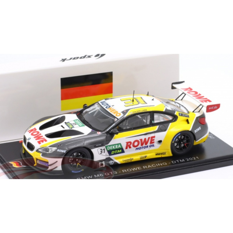 1/43 Spark 2021 BMW M6 GT3 #31 DTM Rowe Racing Sheldon van der Linde Car Model