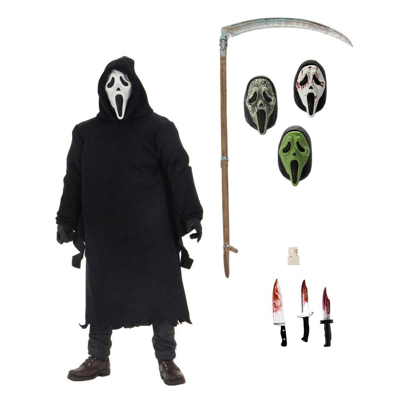 Ultimate Ghostface Clothed Figure From Scream