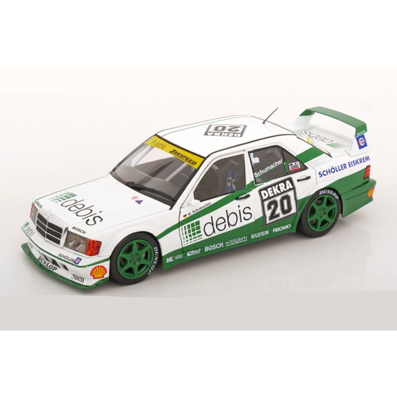 Werk83 Mercedes Benz 190E Evo2 Team Zakspeed Racing No 20 DTM Season 1991 Schumacher 1:18