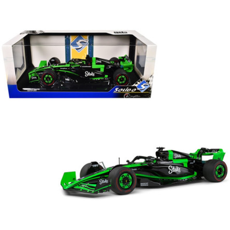 1/18 Solido 2024 Formula 1 Kick Sauber F1 Team C44 #77 Valtteri Bottas Japan GP Diecast Car Model
