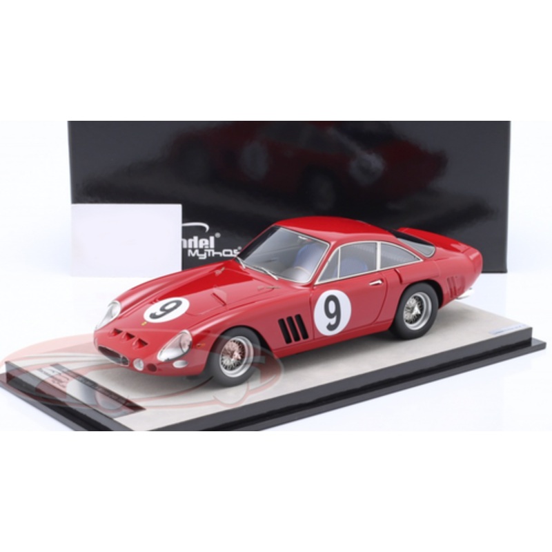 1/18 Tecnomodel 1963 Ferrari 330LMB #9 24h LeMans Pierre Noblet Pierre Noblet, Jean Guichet Car Model