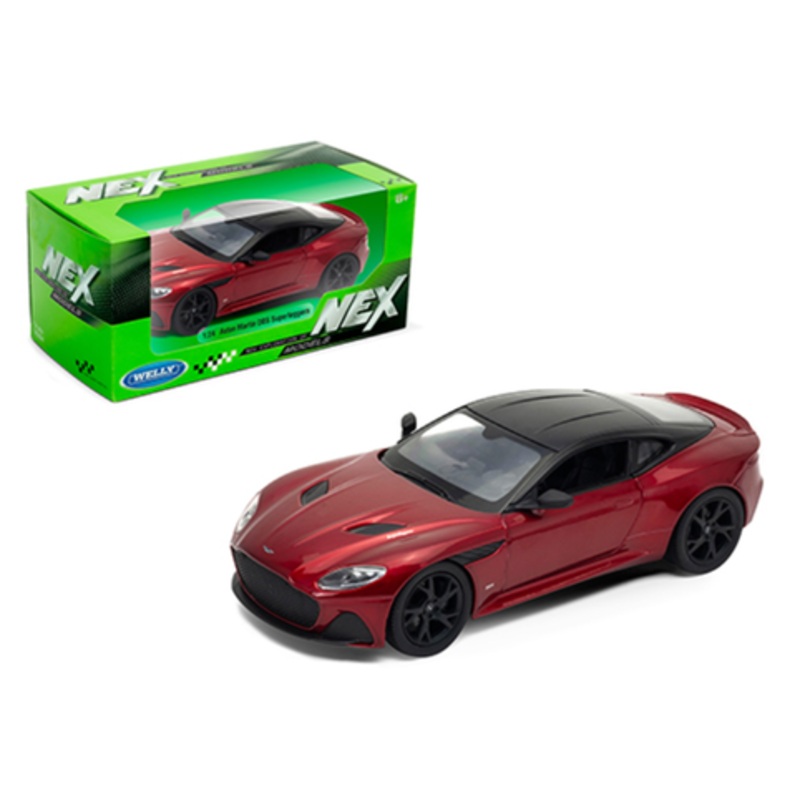 1/24 Welly Aston Martin DBS Superleggera Red Diecast Car Model