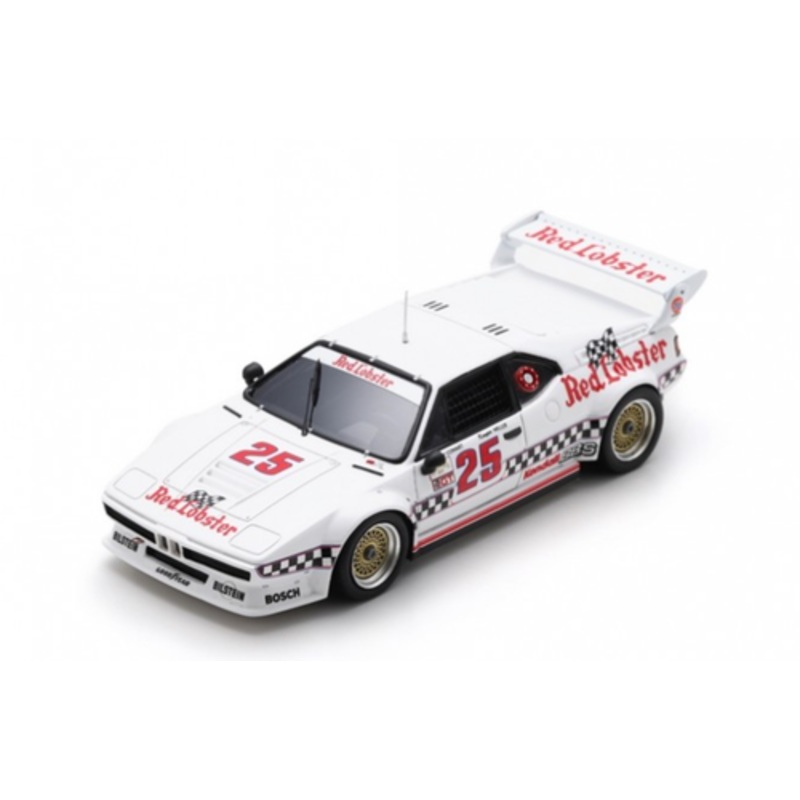 1/43 Spark 1981 BMW M1 No.25 Champion GTO IMSA K. Miller - D. Cowart Car Model