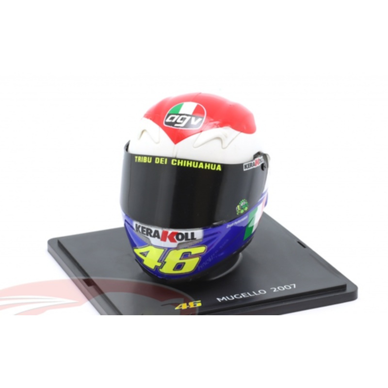 1/5 Spark 2007 Valentino Rossi #46 MotoGP Winner Yamaha YZR-M1 Helmet Model