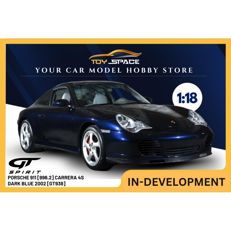 [GT SPIRIT] 1:18 Porsche 911 [996.2] Carrera 4S Dark Blue 2002 [GT938]